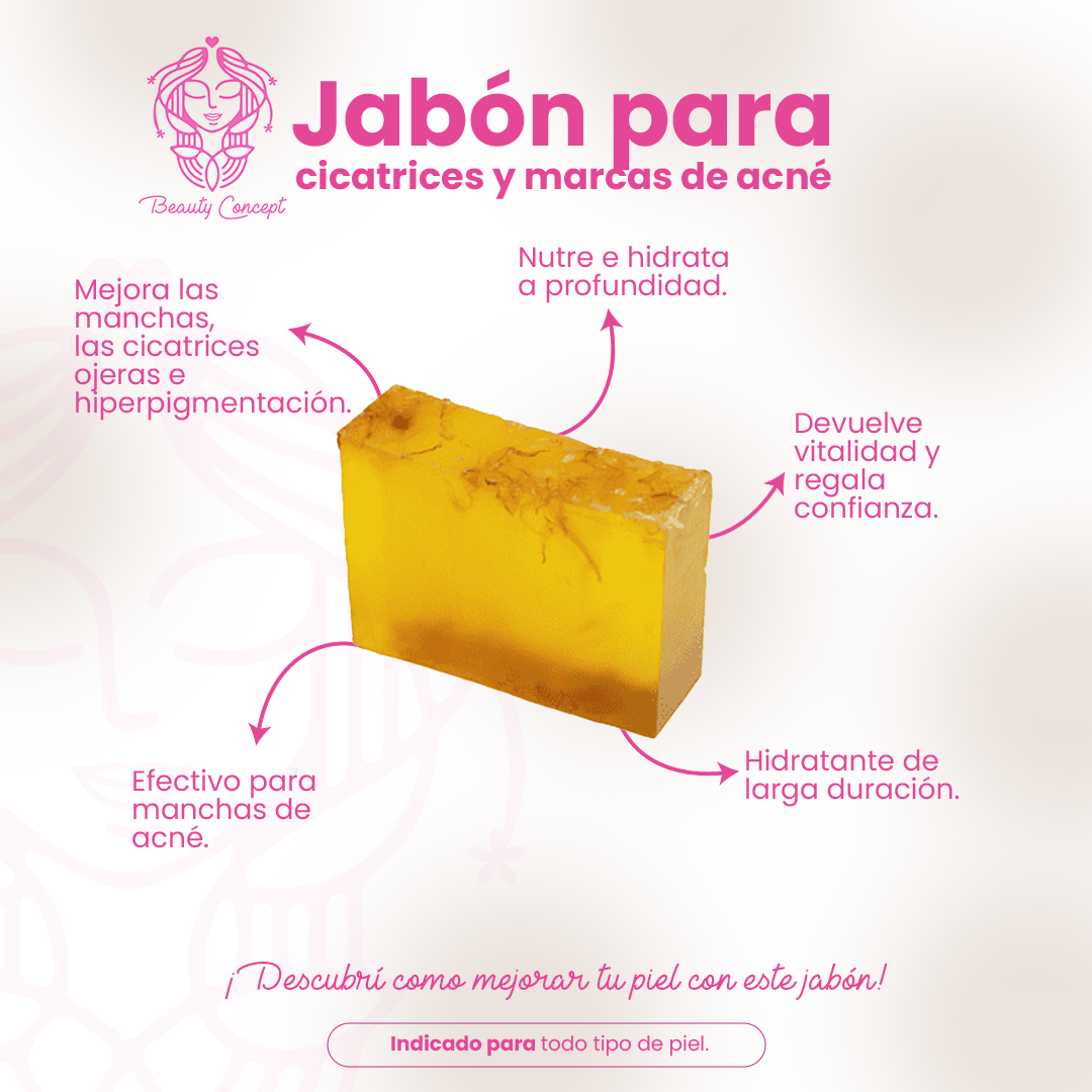 JABÓN PARA MARCAS Y MANCHAS DE ACNE