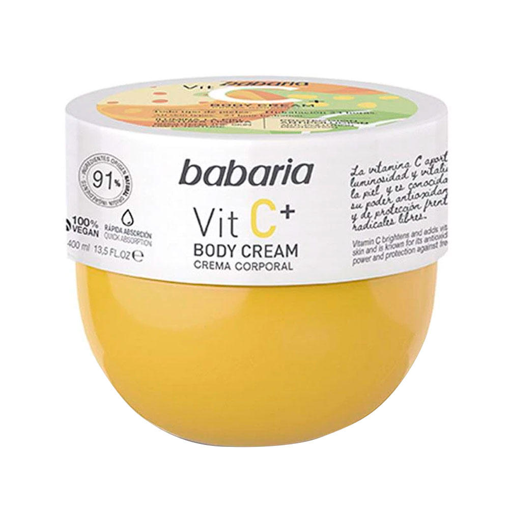 CREMA CORPORAL BABARIA VITAMINA C 400ML