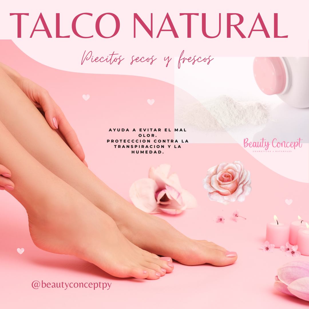 TALCO NATURAL PARA PIES SIN ASBESTO