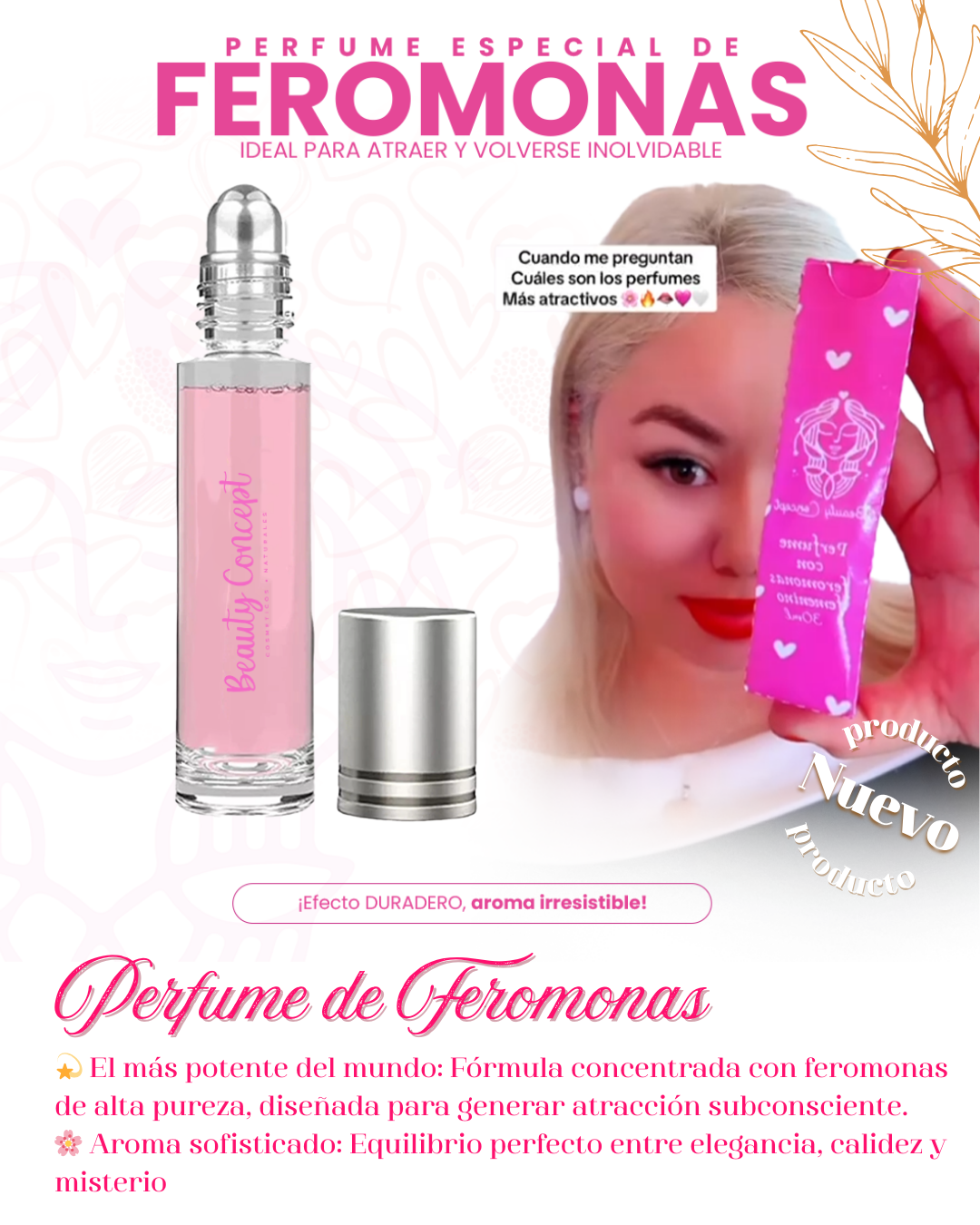 Perfume de Feromonas  30 ML